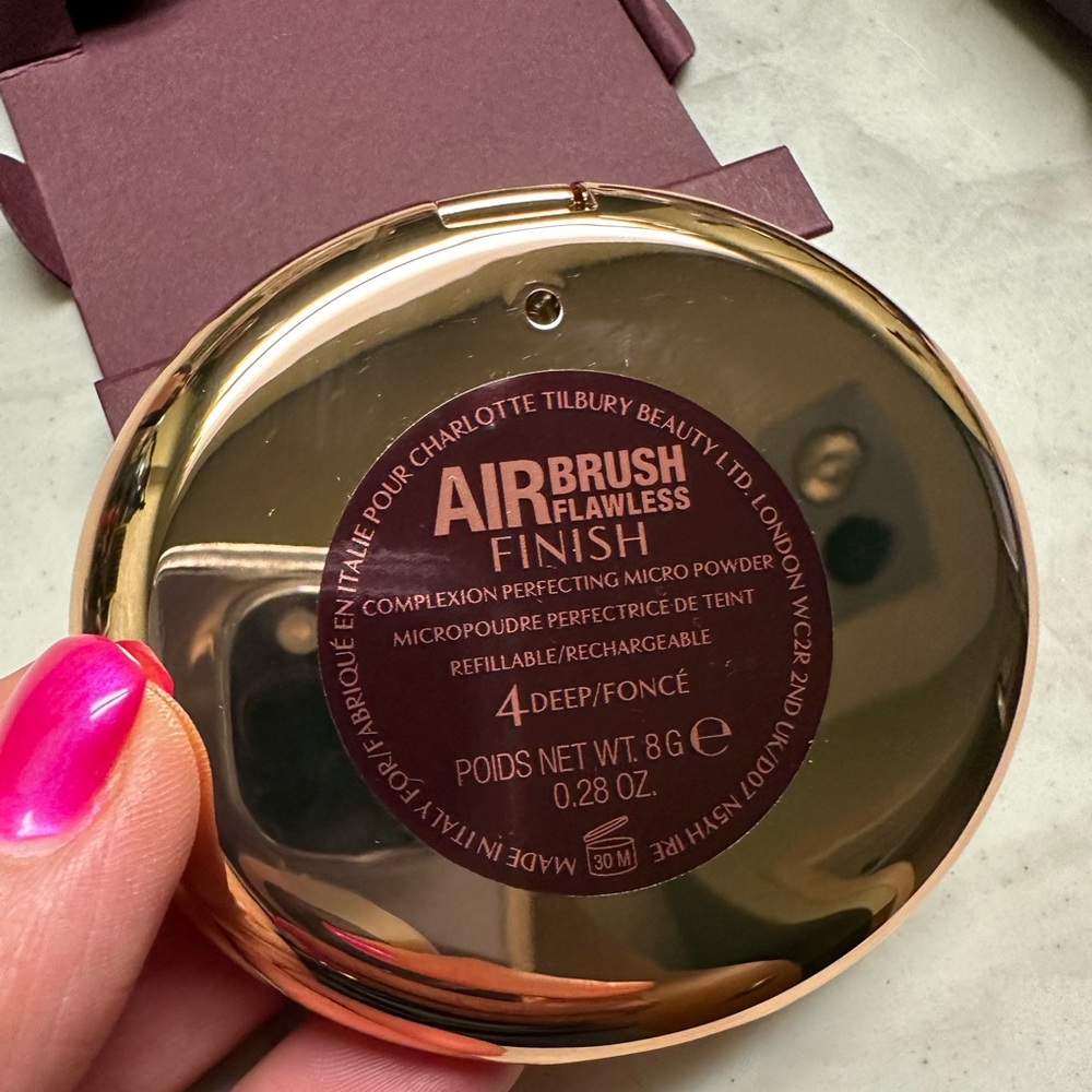 Charlotte Tilbury Airbrush Finish. New in box in color 4 deep. I have 2.